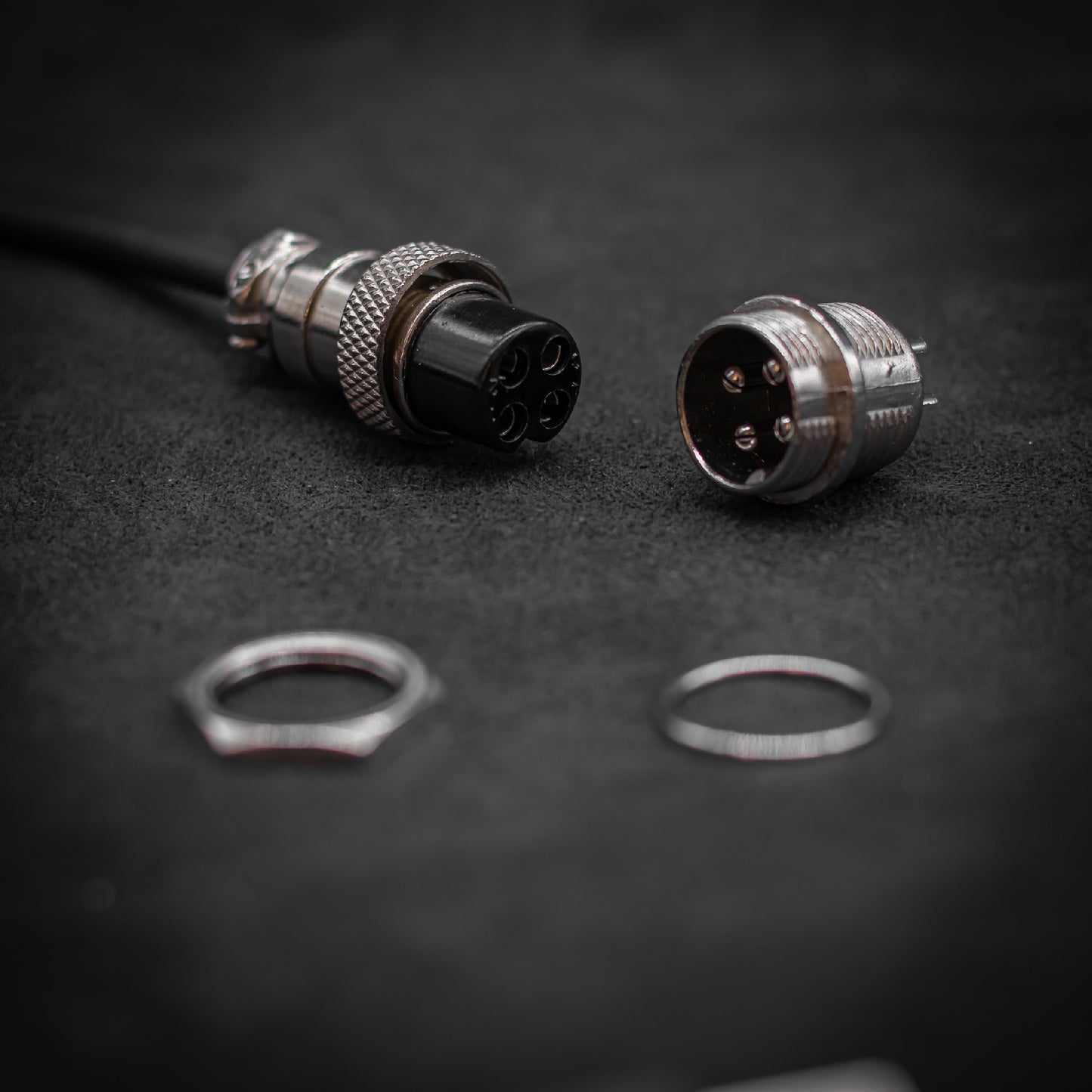 USB Coiled Cable GX16 to USB A (4 pins)