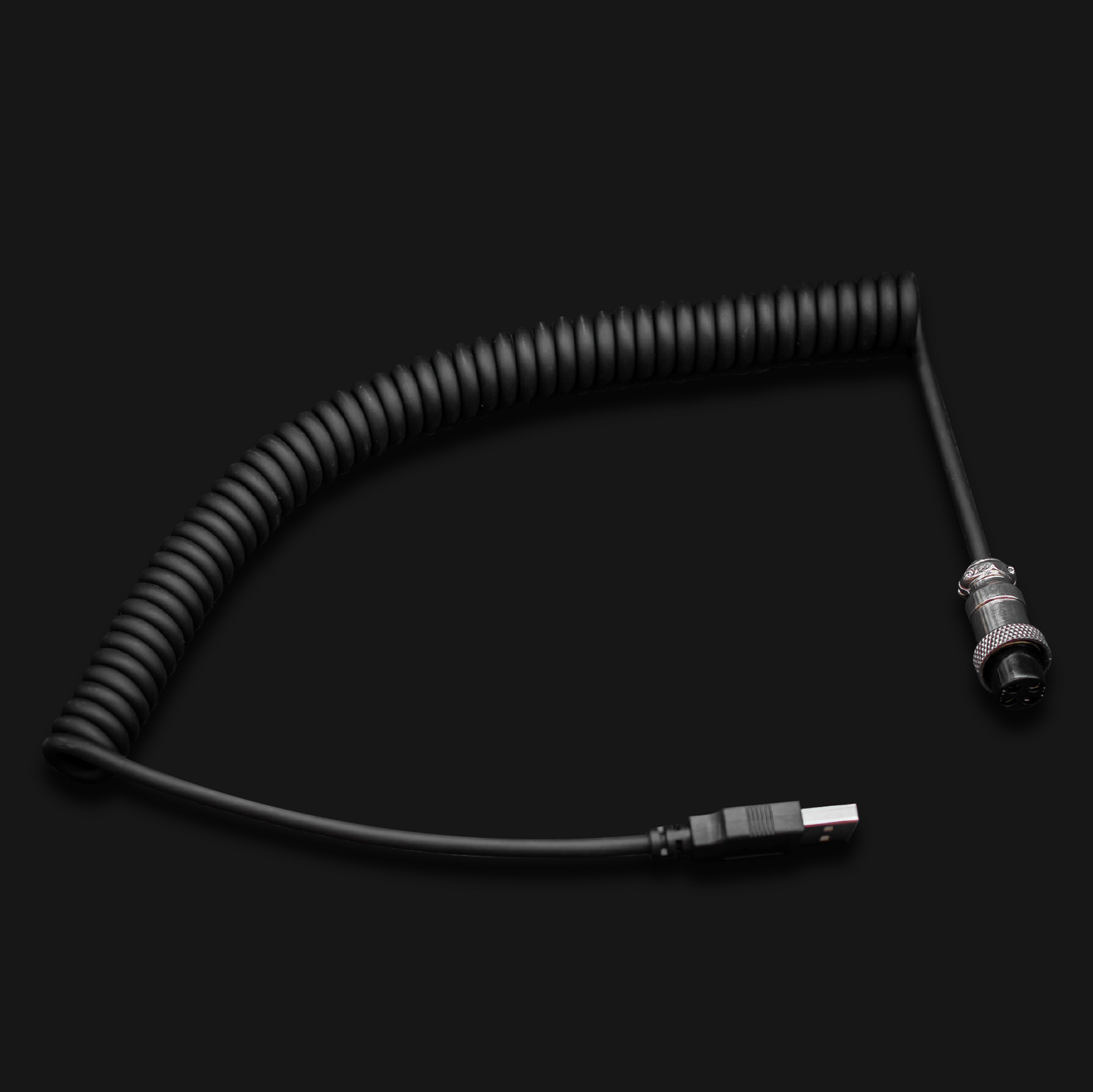 USB Coiled Cable GX16 to USB A (4 pins)