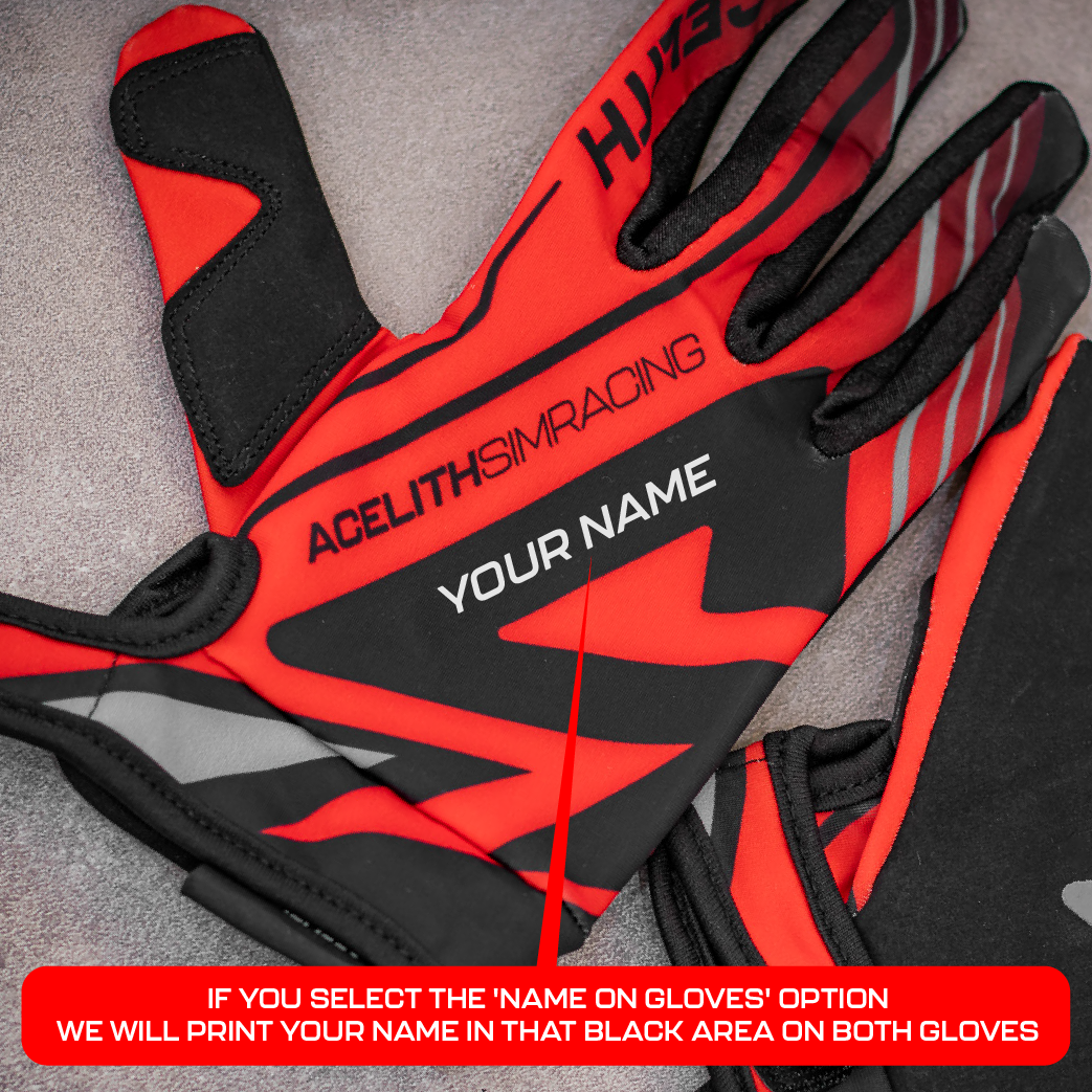 Slim Sim racing Gloves - Acelith