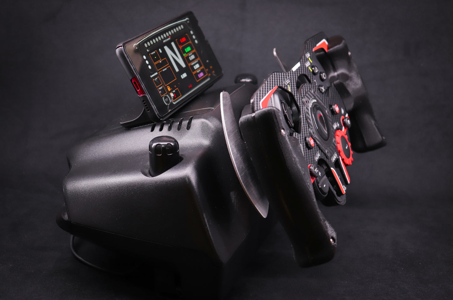 3D Model - Smartphone holder for Servo Base G29 \ G920 \ G27 \ TS PC Racer Dashboard