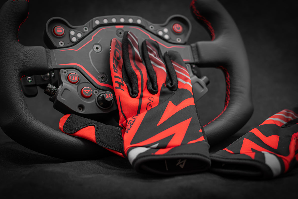 Slim Racing Slim Sim racing Gloves Acelith – Acelith Design Sim Racing