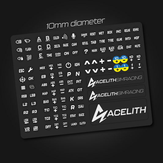 Sim Racing Stickers – Acelith Design Sim Racing