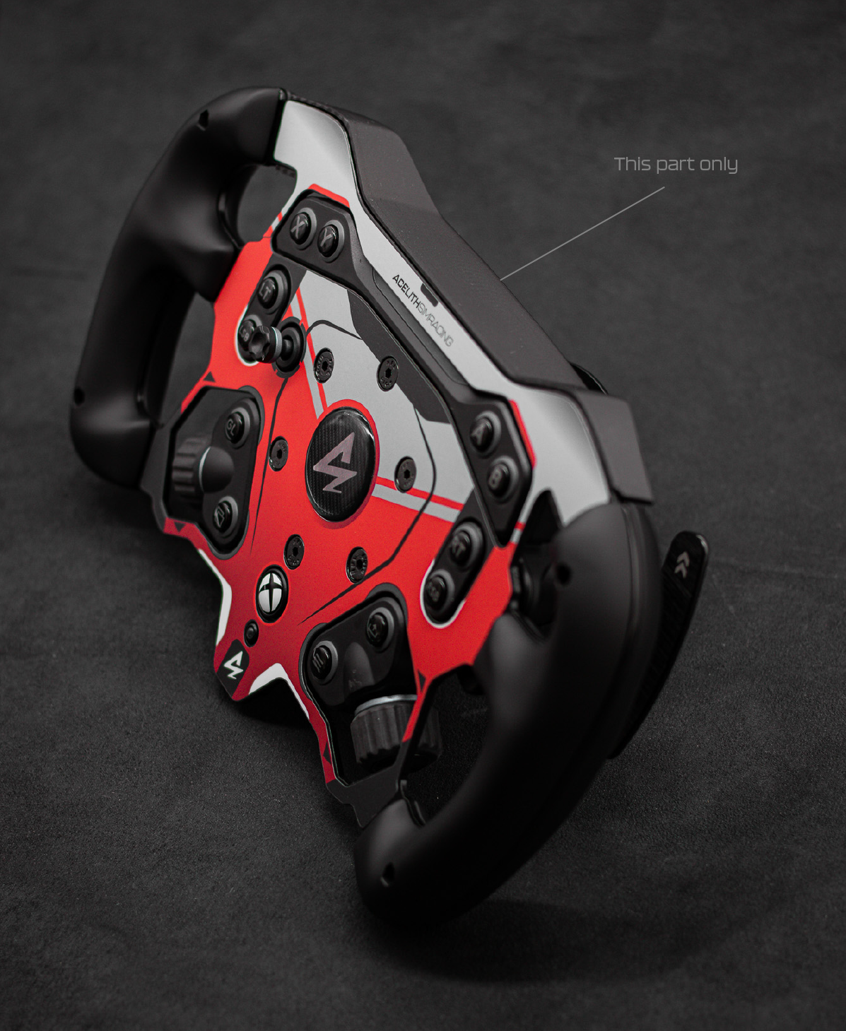 Upper Hub Cover for Acelith F30RS Mod