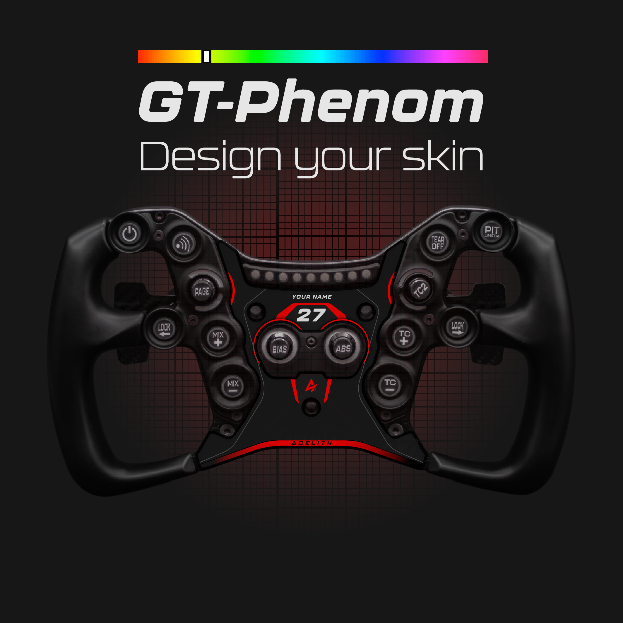 Design Auto Racing Skin Custom Skin - GT-Phenom Skin Variant #2 – Acelith Design Sim Racing