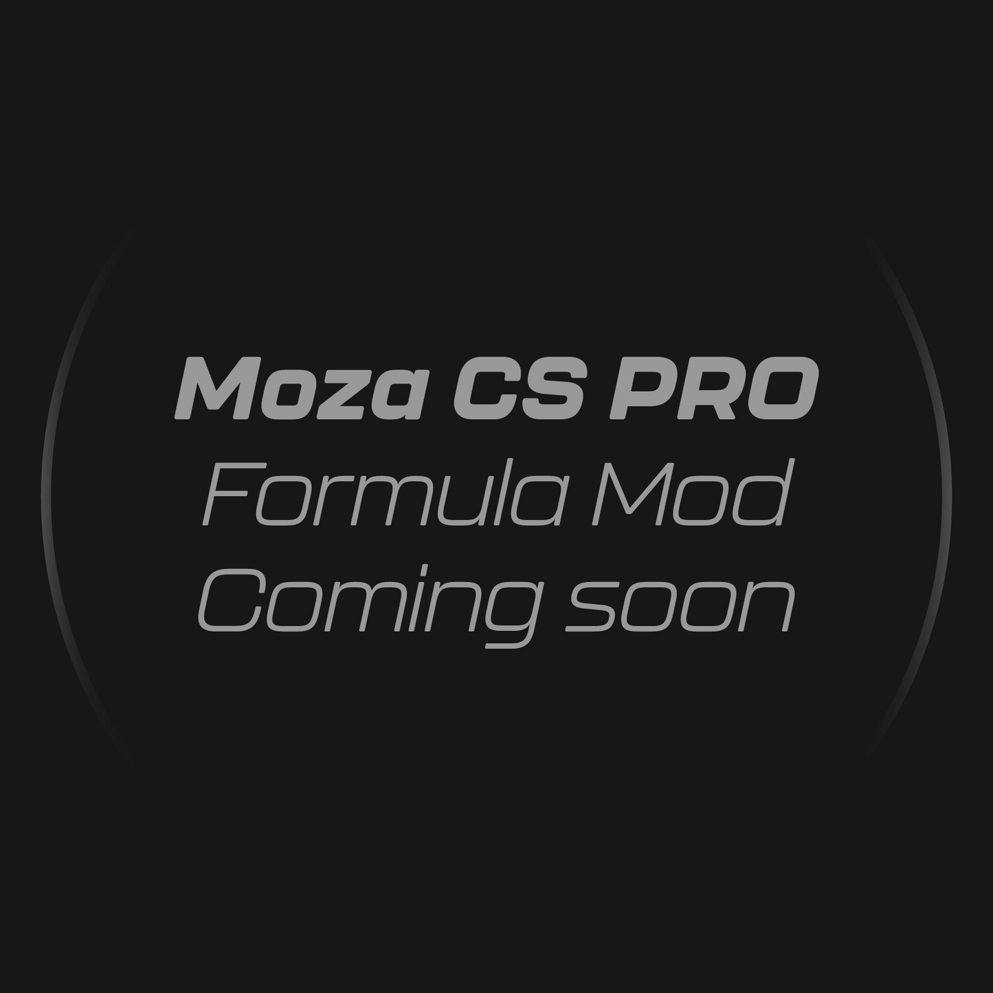 MOD - Formula rim for MOZA CS PRO