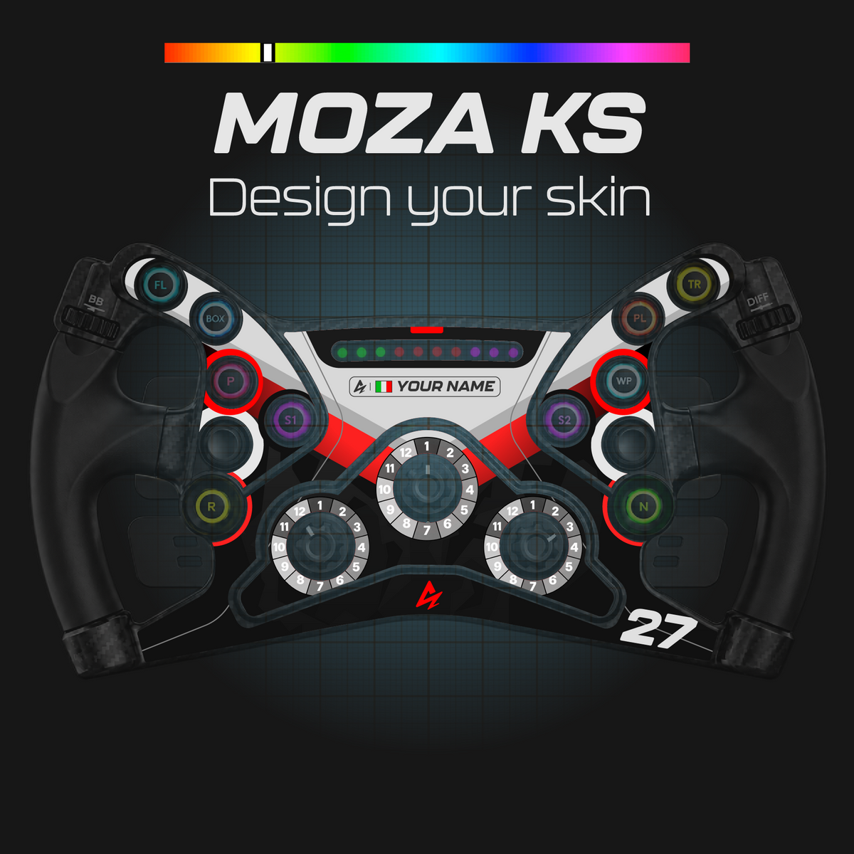 Custom Skin Only - for Moza KS