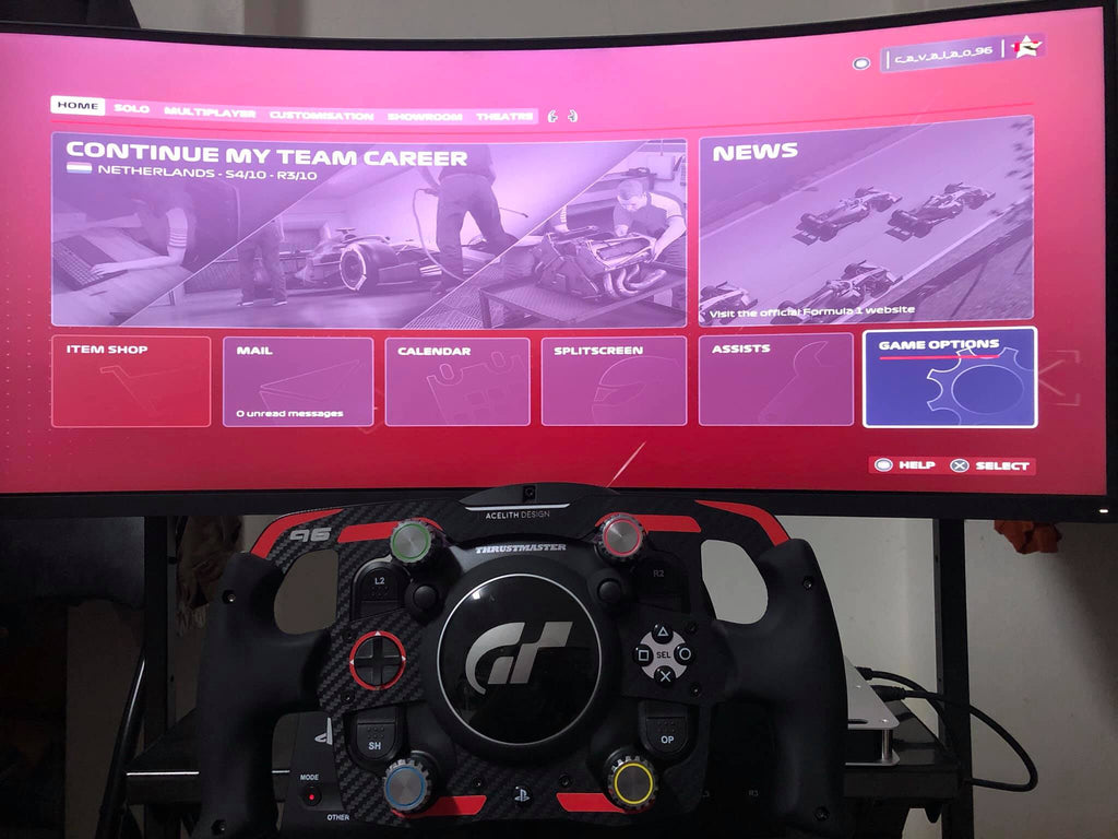 MOD - Formula Style Rim for Thrustmaster T-GT – Acelith Design Sim Racing