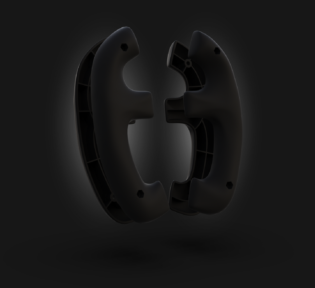 STP Handles set for Mc-Style and F27 Acelith Mods - Soft Touch Paint